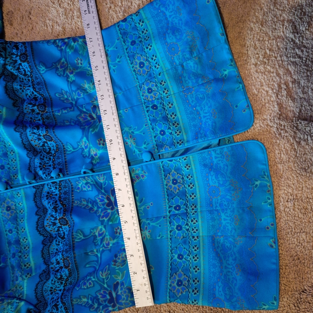 Koret Blue Floral Two-Piece Skirt Set - Picture 12 of 15